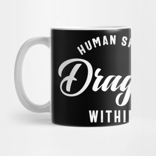 Human Skin Dragon Within Gaming Guy RPG Mug